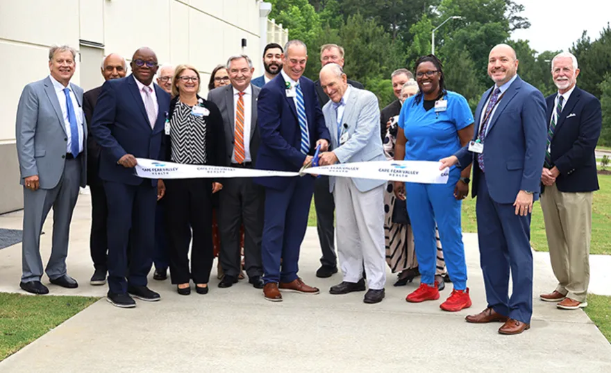 Ribbon cutting 