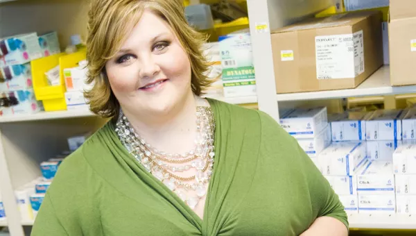 CCMAP Lady in pharmacy