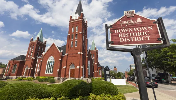 Fayetteville Historic Sign