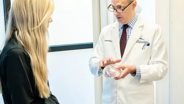 breast reconstruction consultation with Dr. Nordberg