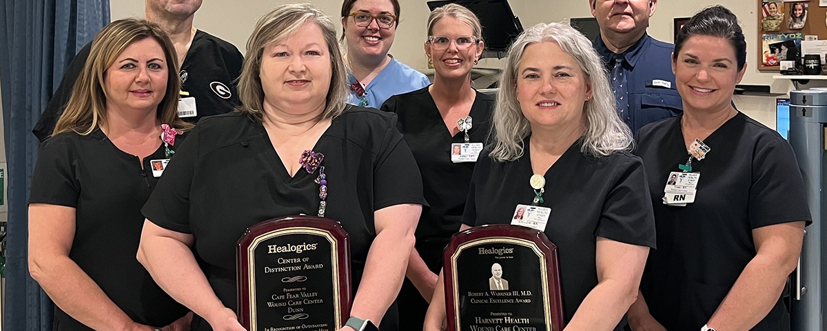 Cape Fear Valley Wound Care Center-Dunn Earns Two National Awards for Clinical Excellence