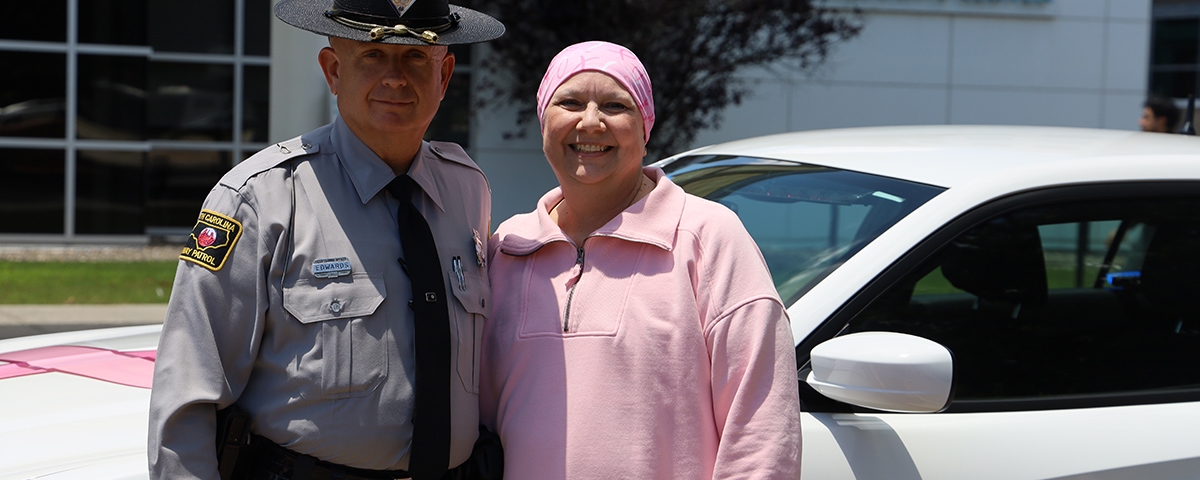 North Carolina Trooper Honors Wife’s Cancer Journey, Brings Hope to Patients at Cape Fear Valley Health