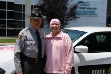 North Carolina Trooper Honors Wife’s Cancer Journey, Brings Hope to Patients at Cape Fear Valley Health